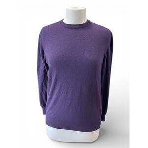 Camicissima Purple Cashmere Blend Sweater Filato Italiano Women’s Size Large